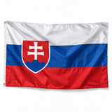 Drapeau de la Slovaquie – Plusieurs Tailles – Polyester Résistant — photo réaliste IA