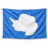 Drapeau de l'Antarctique – Plusieurs Tailles – Polyester Résistant — photo réaliste IA validée