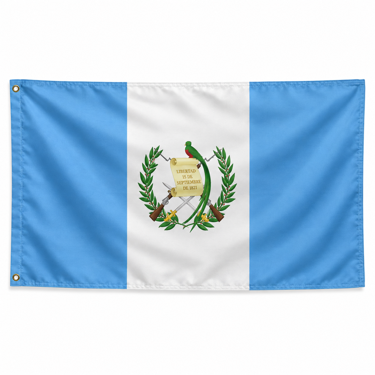 Drapeau du Guatemala – Polyester réaliste
