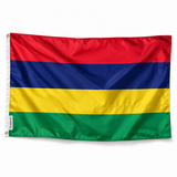 Drapeau île Maurice – Plusieurs Tailles – Polyester Résistant