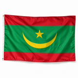 Drapeau de Mauritanie – Plusieurs Tailles – Polyester Résistant
