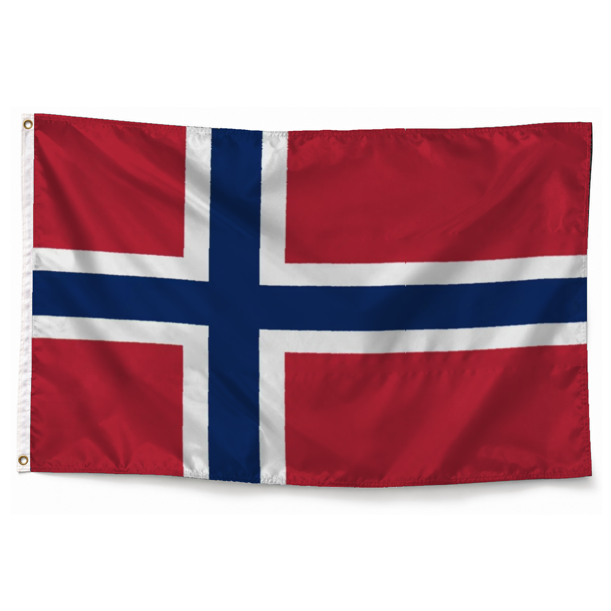 Drapeau de l'île Bouvet en polyester — photo produit réaliste