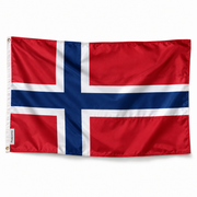 Drapeau de Svalbard et Jan Mayen – Plusieurs Tailles – Polyester Résistant