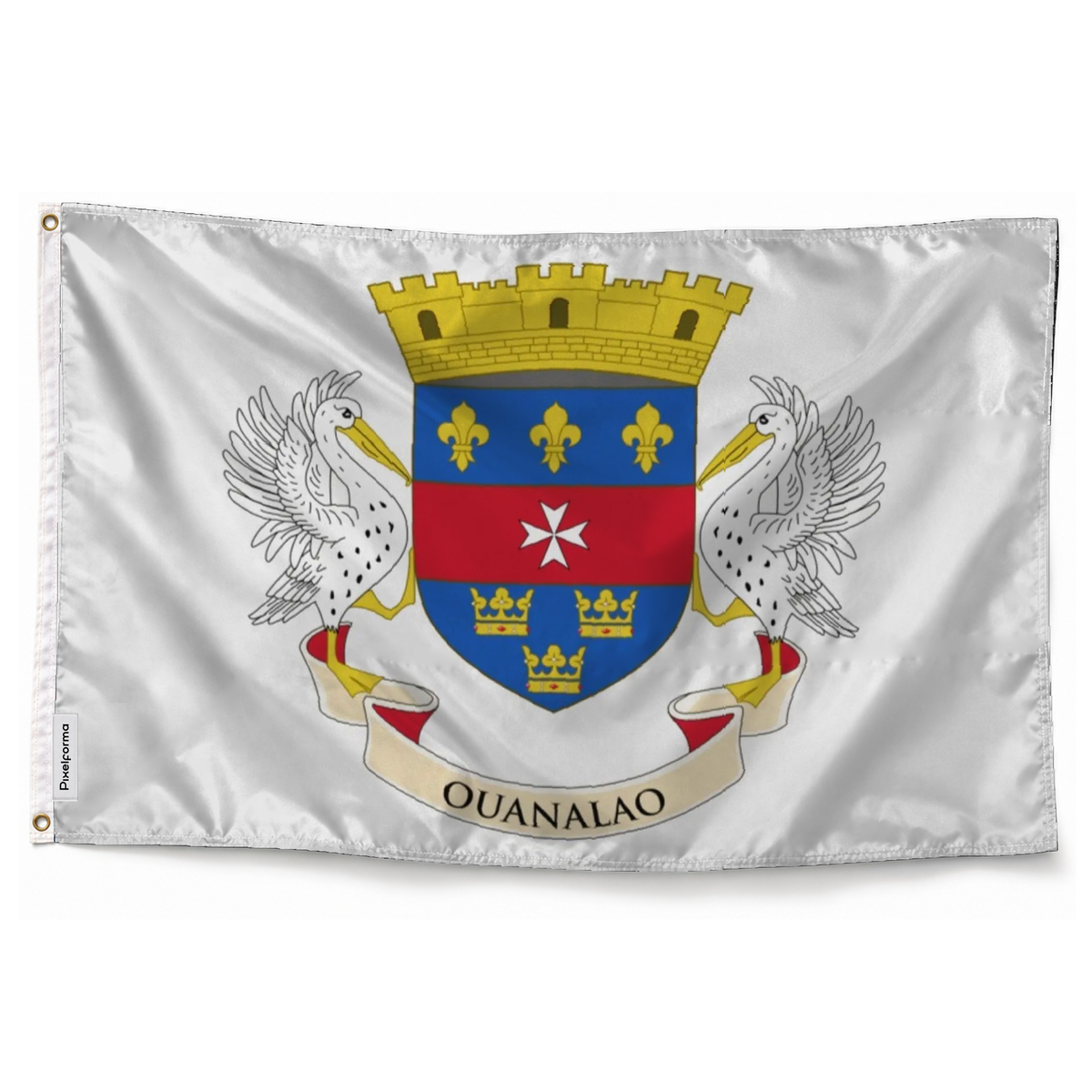 Drapeau de Saint-Barthélemy – Plusieurs Tailles – Polyester Résistant