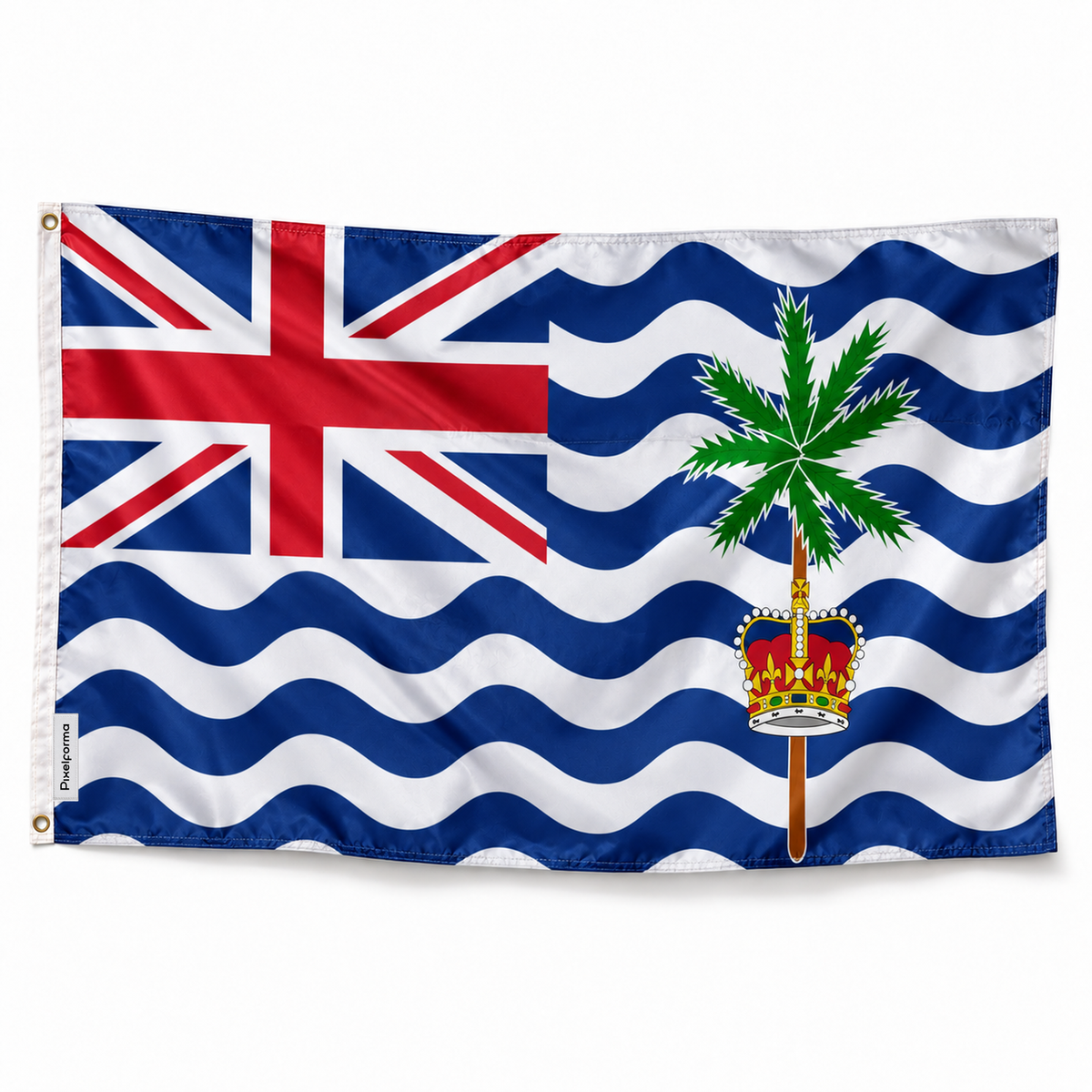 Drapeau Territoire britannique océan Indien – Plusieurs Tailles – Polyester Résistant