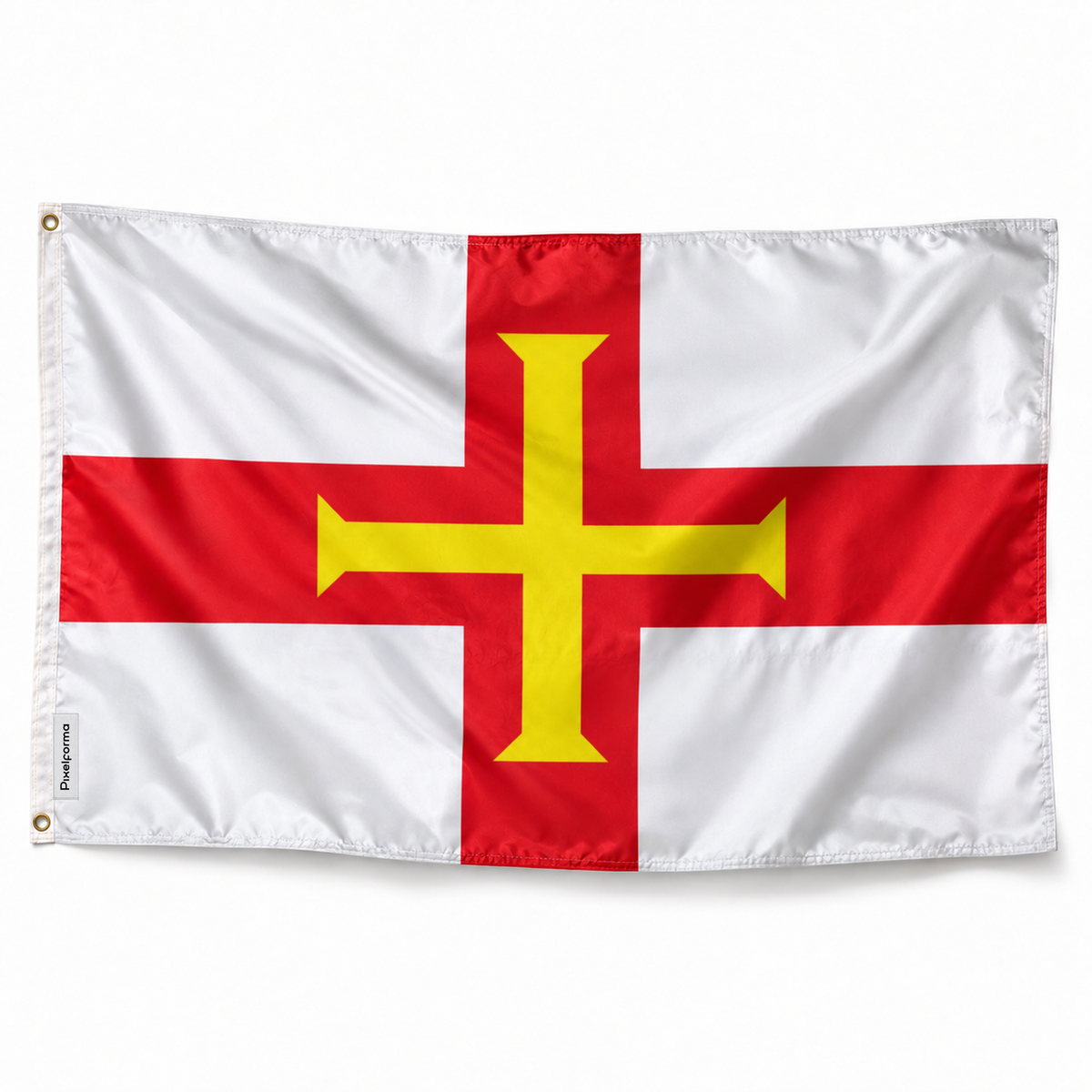 Drapeau de Guernesey – Plusieurs Tailles – Polyester Résistant