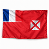 Drapeau de Wallis-et-Futuna — photo produit réaliste en polyester