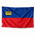 Drapeau du Liechtenstein – Plusieurs Tailles – Polyester Résistant