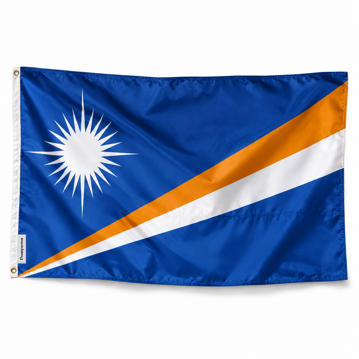 Drapeau des Îles Marshall – Plusieurs Tailles – Polyester Résistant