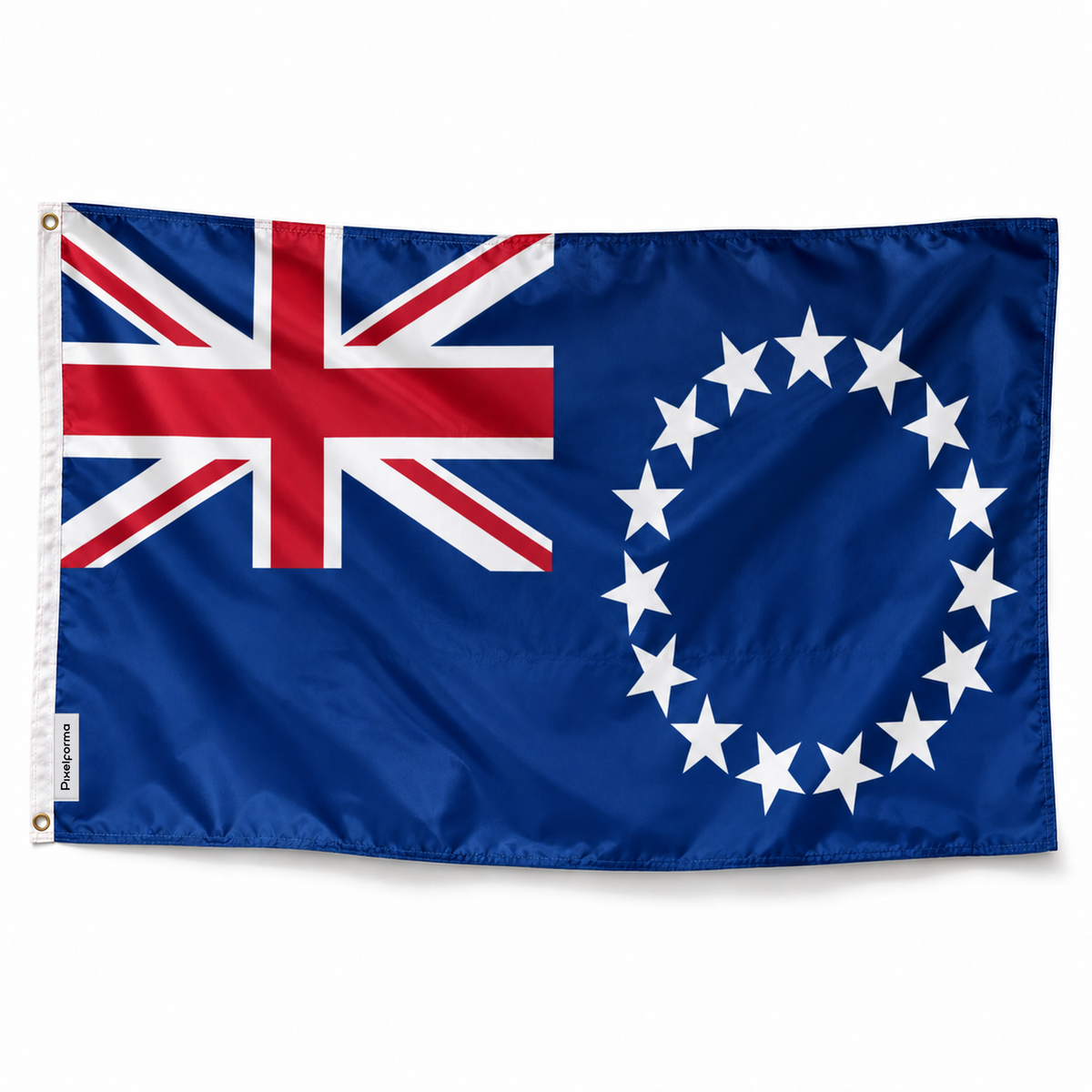 Drapeau des îles Cook – Plusieurs Tailles – Polyester Résistant