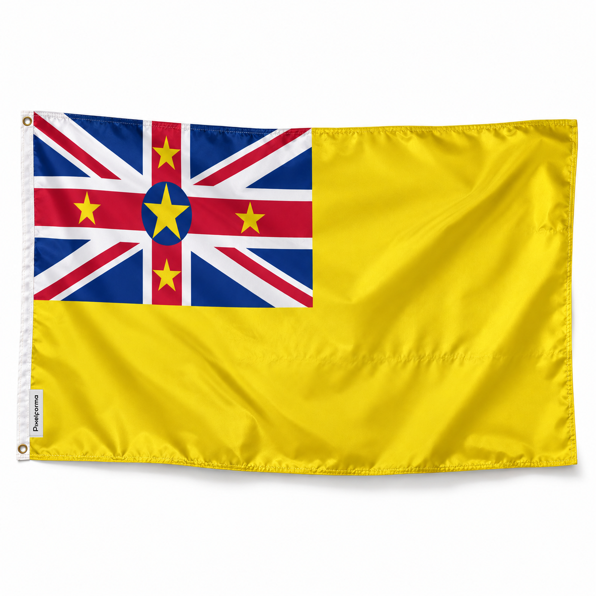 Drapeau de Niue – Plusieurs Tailles – Polyester Résistant