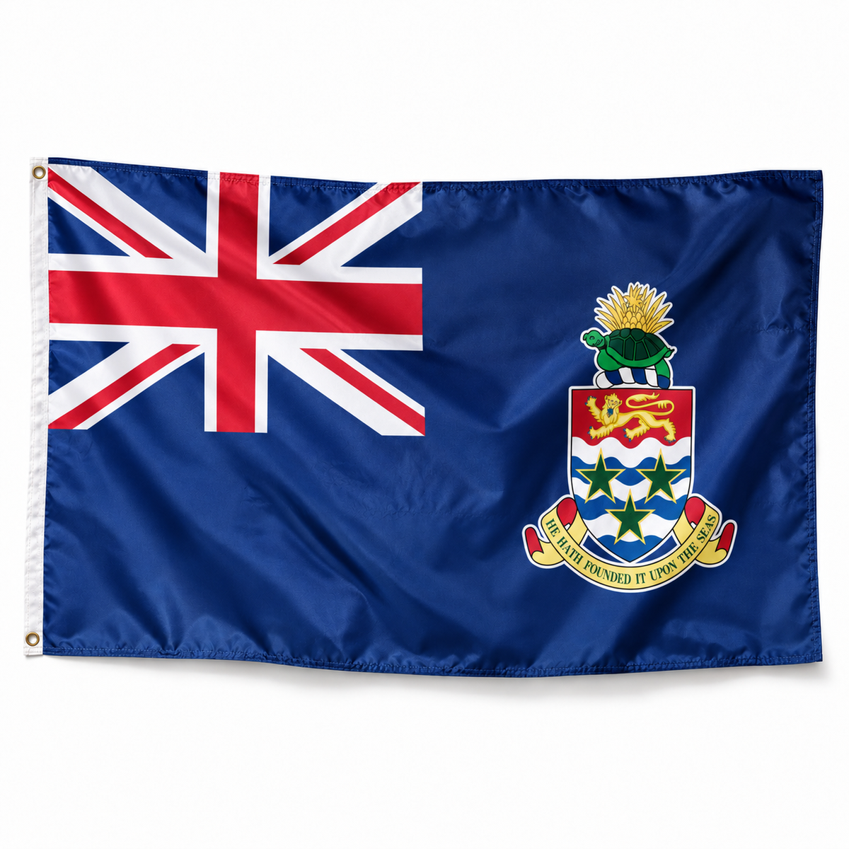 Drapeau des îles Caïmans – Plusieurs Tailles – Polyester Résistant — photo produit polyester réaliste