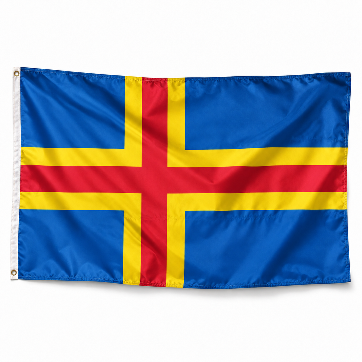 Drapeau d'Åland – Plusieurs Tailles – Polyester Résistant