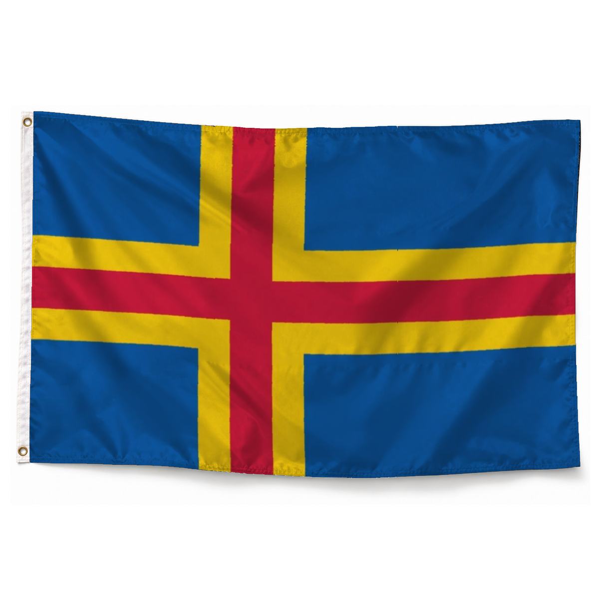 Drapeau d'Åland – Plusieurs Tailles – Polyester Résistant