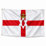 Drapeau de l'Irlande Nord — photo produit réaliste en polyester