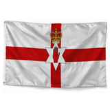 Drapeau de l'Irlande Nord – Plusieurs Tailles – Polyester Résistant — photo réaliste