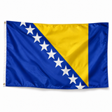 Drapeau de la Bosnie-Herzégovine – Plusieurs Tailles – Polyester Résistant