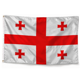 Drapeau de la Géorgie – Plusieurs Tailles – Polyester Résistant