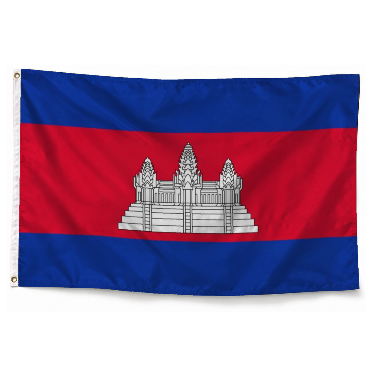 Drapeau du Cambodge – Plusieurs Tailles – Polyester Résistant