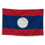 Drapeau du Laos – Plusieurs Tailles – Polyester Résistant
