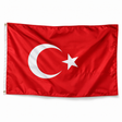 Drapeau de la Turquie réaliste en polyester