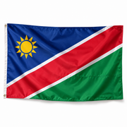 Drapeau de la Namibie réaliste en polyester