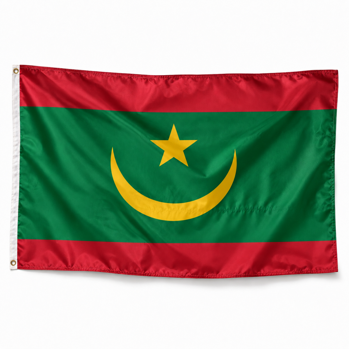 Drapeau de la Mauritanie – photo produit réaliste