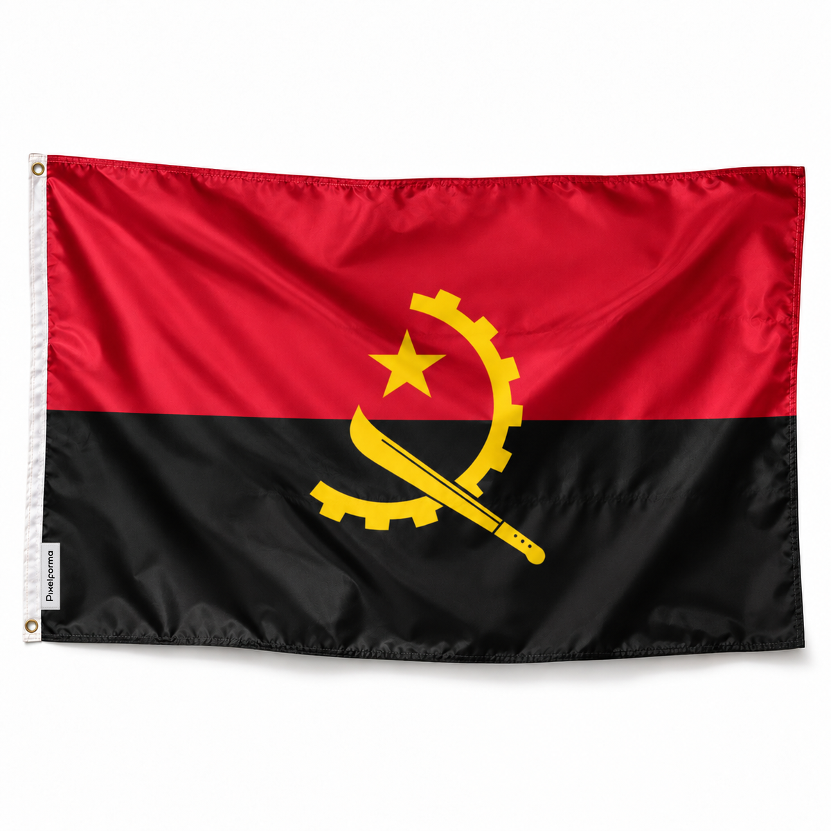 Drapeau de l'Angola – Plusieurs Tailles – Polyester Résistant