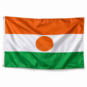 Drapeau du Niger réaliste en polyester