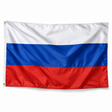 Drapeau de la Russie réaliste en polyester