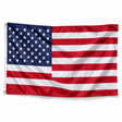 Drapeau des États-Unis réaliste en polyester