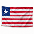 Drapeau du Liberia réaliste en polyester