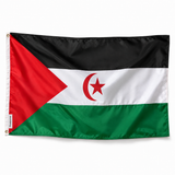 Drapeau arabe sahraouie démocratique – Plusieurs Tailles – Polyester Résistant