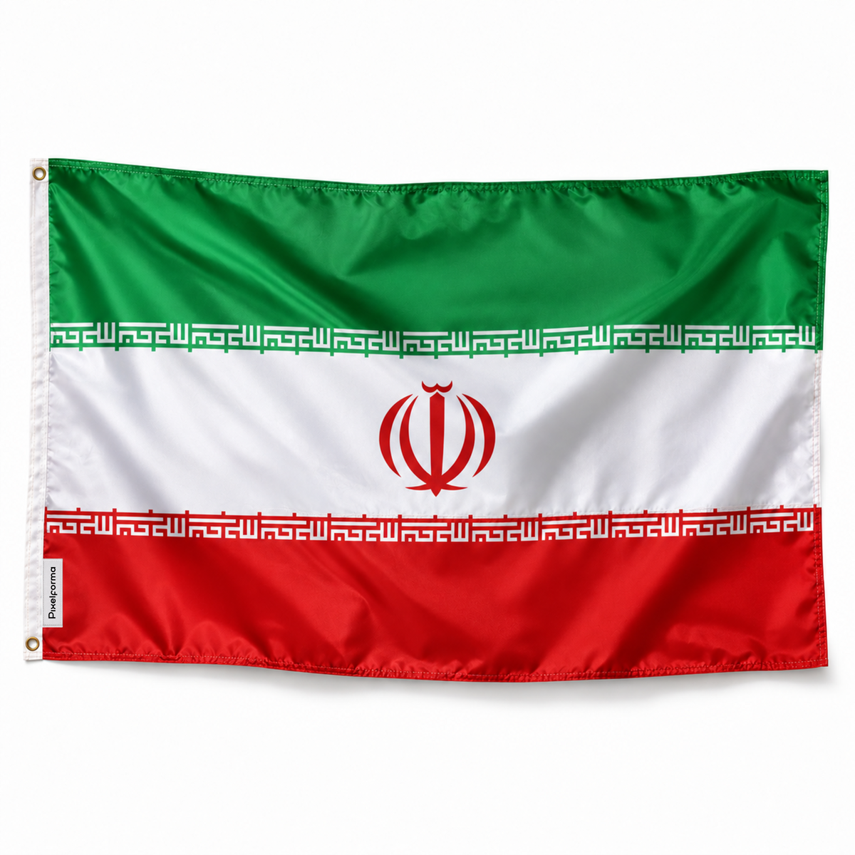 Drapeau de l'Iran – Plusieurs Tailles – Polyester Résistant