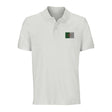 Polo drapeau algérie coton bio brodé style unisexe