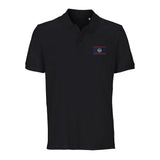 Polo drapeau belize coton bio brodé unisexe élégant