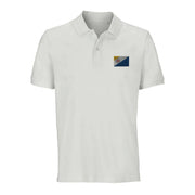 Polo drapeau bonaire coton bio brodé style unisexe