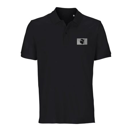 Polo drapeau corse coton bio brodé style unisexe élégant