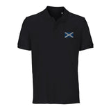 Polo drapeau écosse coton bio brodé style élégant
