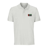 Polo drapeau émirats arabes unis brodé en coton bio
