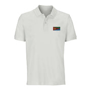 Polo drapeau érythrée coton bio brodé unisexe