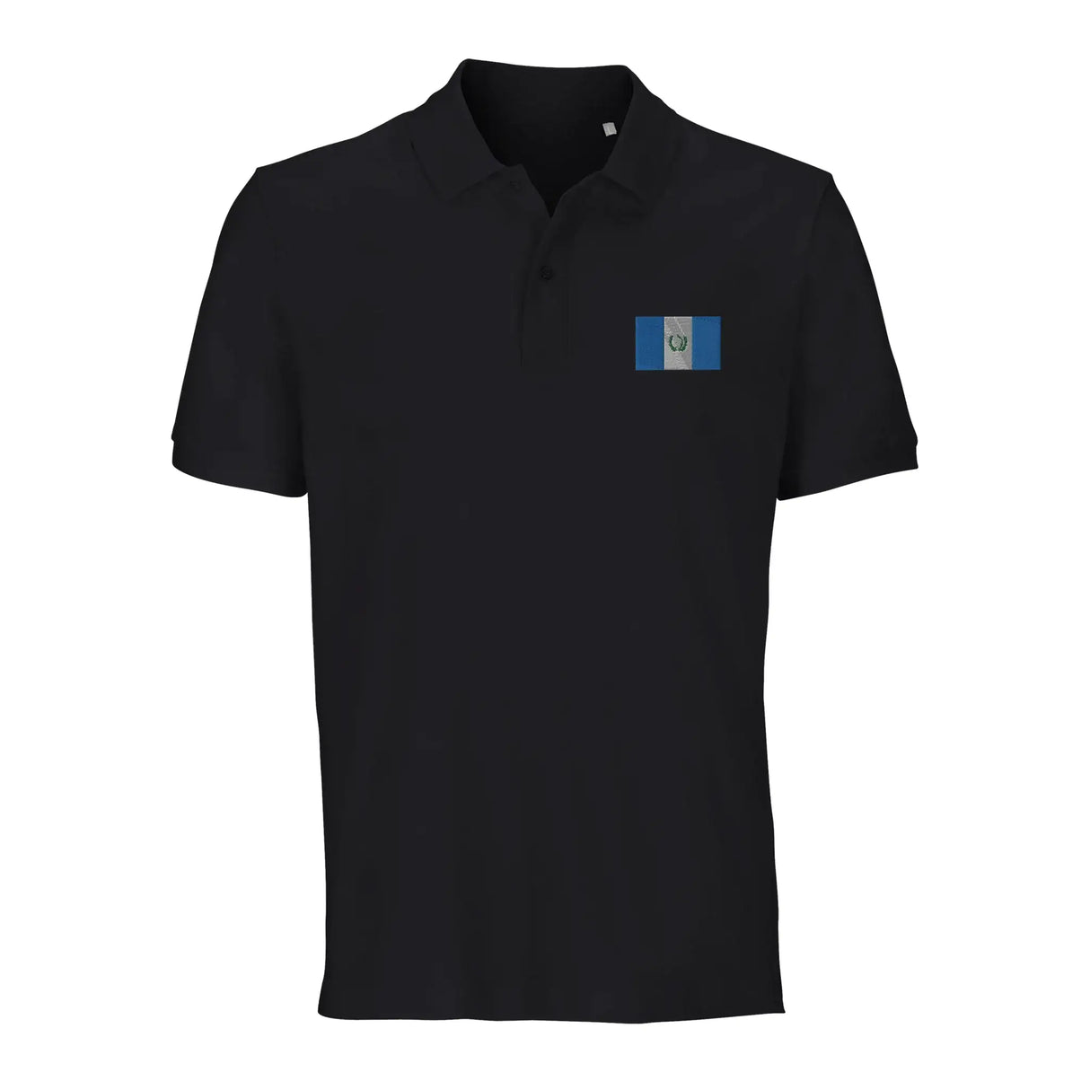 Polo drapeau guatemala coton bio brodé unisexe élégant