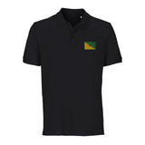 Polo drapeau guyane coton bio brodé élégant unisexe
