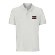 Polo drapeau irak coton bio brodé style unisexe élégant
