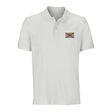 Polo drapeau jersey coton bio brodé style unisexe élégant