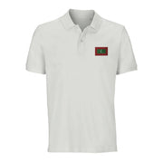 Polo drapeau maldives brodé en coton bio unisexe