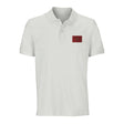 Polo drapeau maroc brodé coton bio unisexe élégant