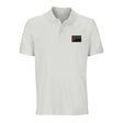 Polo drapeau martinique brodé en coton bio unisexe