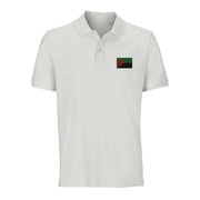 Polo drapeau martinique brodé en coton bio unisexe