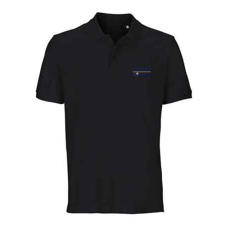 Polo drapeau nauru en coton bio brodé unisexe